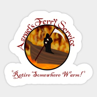 Azrael's Ferry Service Sticker